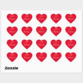 Stickers Coeur Marié (Feuille)