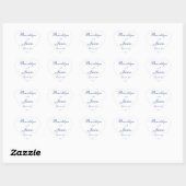 Stickers Coeur Nautique Mariage (Feuille)