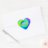 Stickers Coeur Paix (Enveloppe)