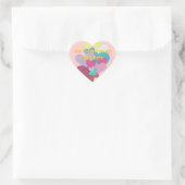 Stickers Coeur papier (Sac)