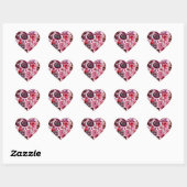 Stickers Coeur passionné (Feuille)