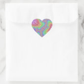 Stickers Coeur Pastel Arc-en-ciel (Sac)