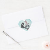 Stickers Coeur Pearla Mermaid (Enveloppe)