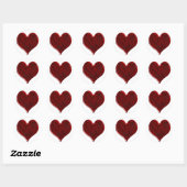 Stickers Coeur Peint (Feuille)