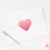 Stickers Coeur Pink Gradient (Enveloppe)