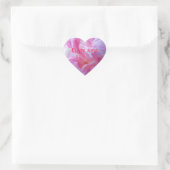 Stickers Coeur Pink Peony (Sac)