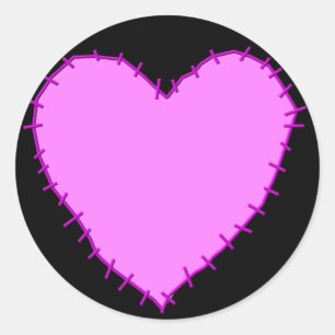 Stickers Coeur pointu KRW