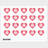 Stickers Coeur Pot Heureuse Sainte-Valentin (Feuille)