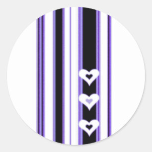 Stickers Coeur pourpre