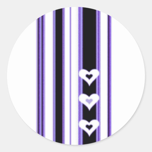 Stickers Coeur pourpre (Devant)