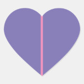 Stickers Coeur pourpre (Devant)