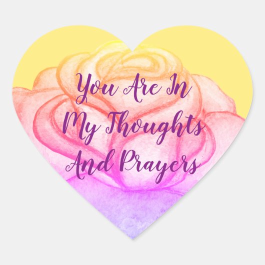 Stickers Coeur réfléchi (Devant)