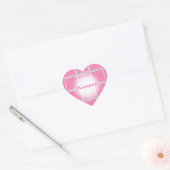 Stickers Coeur rose (Enveloppe)