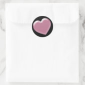 Stickers Coeur rose (Sac)