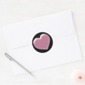 Stickers Coeur rose (Enveloppe)