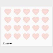 Stickers Coeur rose mou (Feuille)