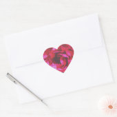 Stickers Coeur Rose Rosy (Enveloppe)