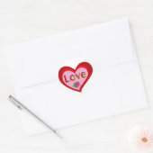 Stickers Coeur Saint-Valentin (Enveloppe)