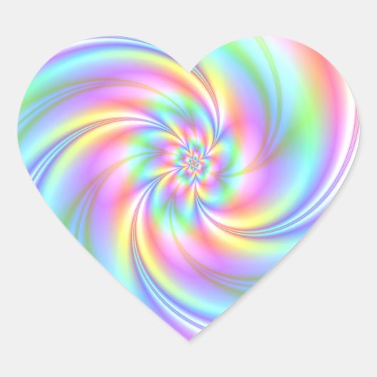 Stickers Coeur Starry Girl Rose Twirl (Devant)