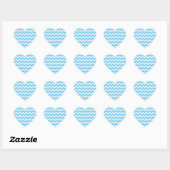 Stickers Coeur tendance Chevron (Feuille)