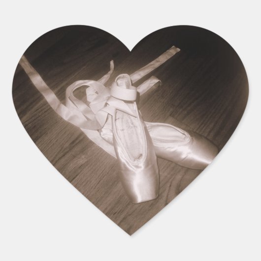 Stickers Coeur 'Toe Shoes' (Devant)