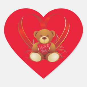 Stickers Coeur Valentine
