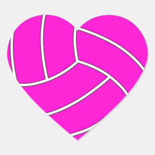 Stickers Coeur Volleyball