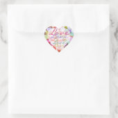 Stickers - Coeurs de bonbons Amour arc-en-ciel (Sac)