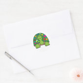 Stickers Coeurs de tortues (Enveloppe)