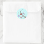 Stickers Coeurs en chute (Sac)