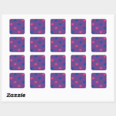 Stickers Coeurs Pride Bisexuel (Feuille)