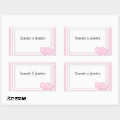 Stickers Coeurs roses (Feuille)