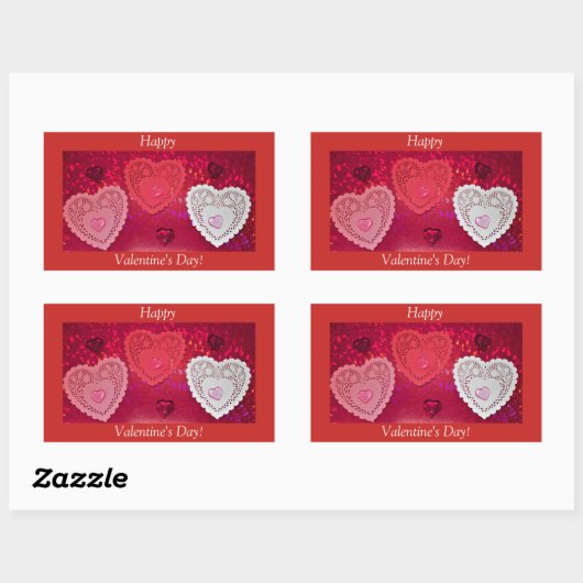 Stickers Coeurs Saint Valentin (Feuille)