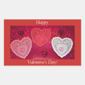 Stickers Coeurs Saint Valentin (Devant)