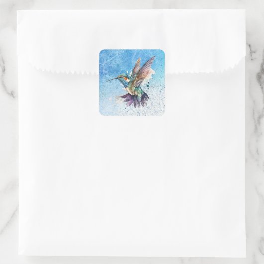 Stickers Colibri Aquarelle (Sac)