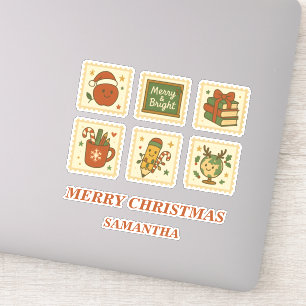 Stickers Collage de Noël pour enseignants