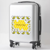 Stickers Collection de dessins sur les abeilles (Sur valise)