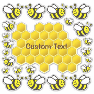 Stickers Collection de dessins sur les abeilles