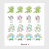 Stickers Collection Imaginaire Land Kiss-Cut (Feuille)