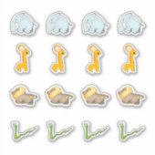 Stickers Collection Savanna africaine Kiss-Cut (Devant)