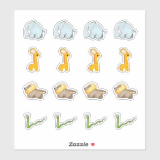 Stickers Collection Savanna africaine Kiss-Cut