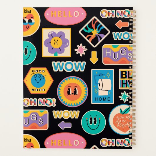 Stickers colorés Dessins (Dos)