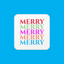 Stickers colorés Joyeux Noël