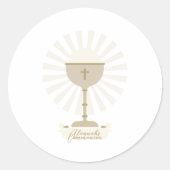 Stickers Communion Chalice Or (Devant)