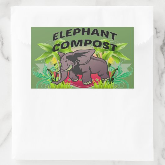Stickers Compost Eléphant ! (Sac)
