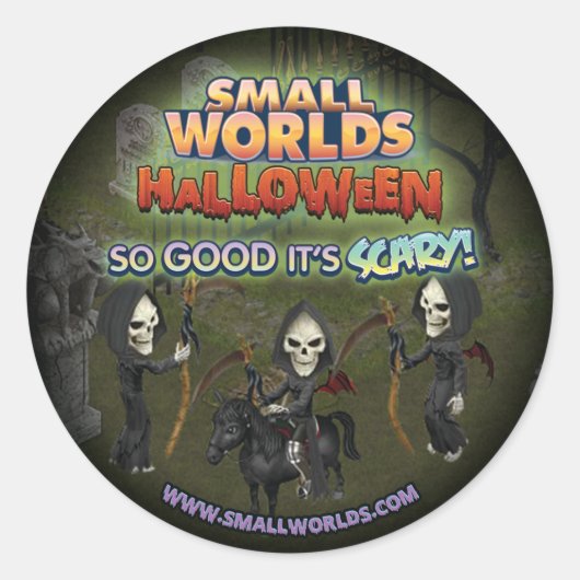 Stickers Comptoir Halloween Small Worlds (Devant)