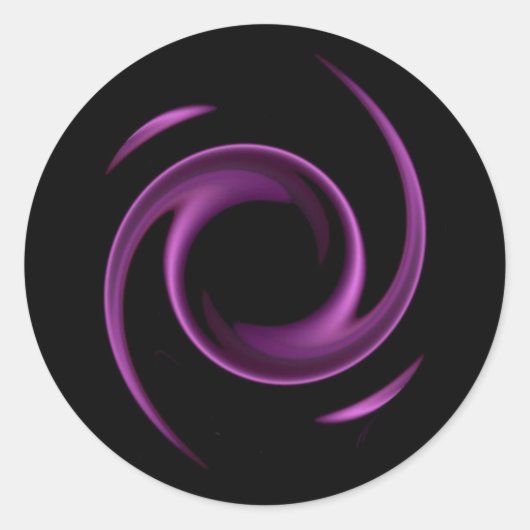 Stickers Conception de tourbillon violet (Devant)