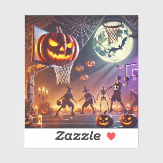 Stickers conçus infirmière jour de basket (Feuille)