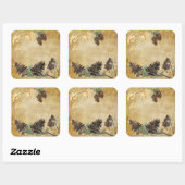 Stickers cône de pin (Feuille)