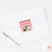 Stickers Confetti Cake Pops Étiquettes (Enveloppe)